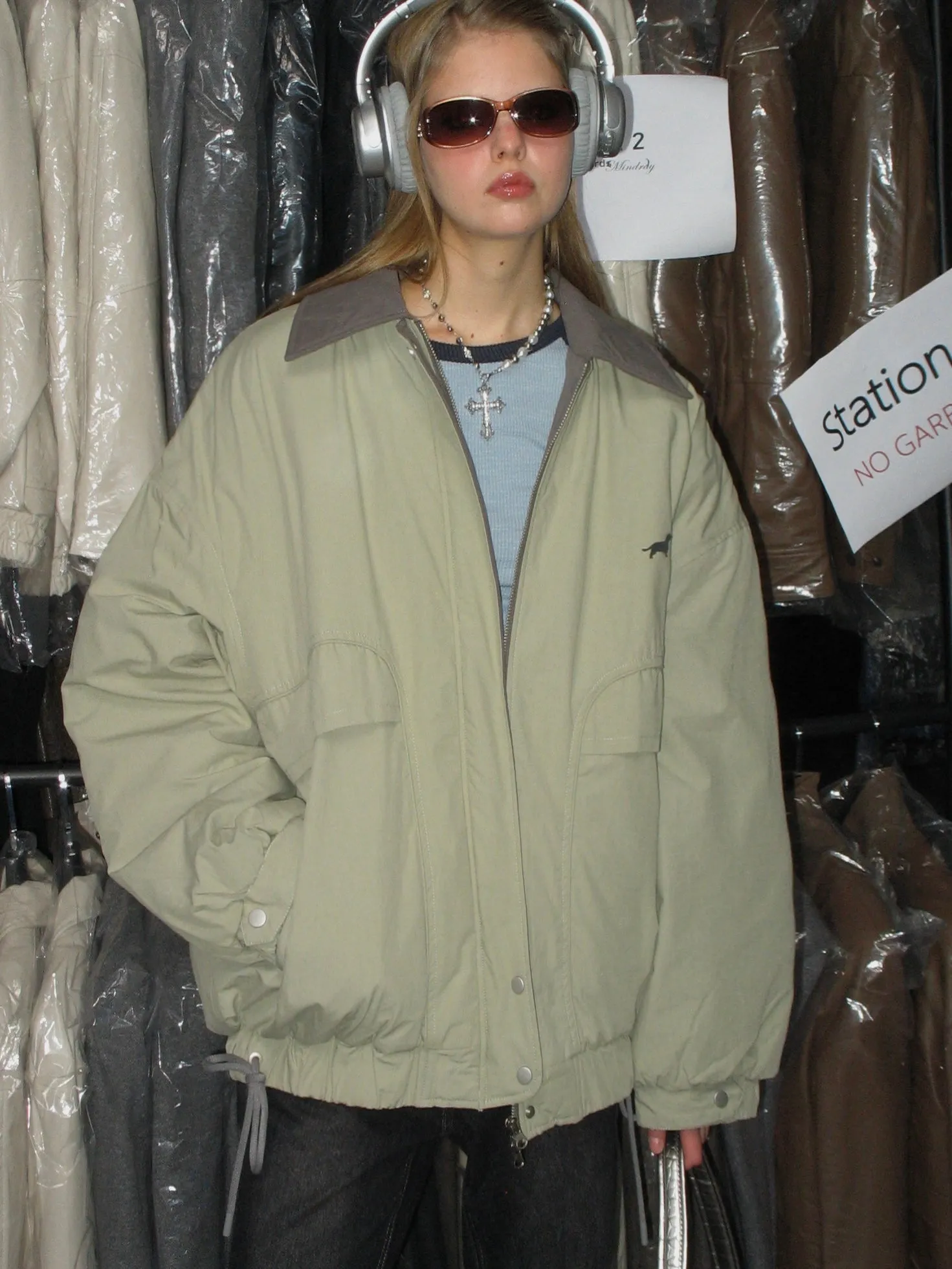 Sage Green Lightweight Jacket sold by PROD Bldg product image thumbnail 2