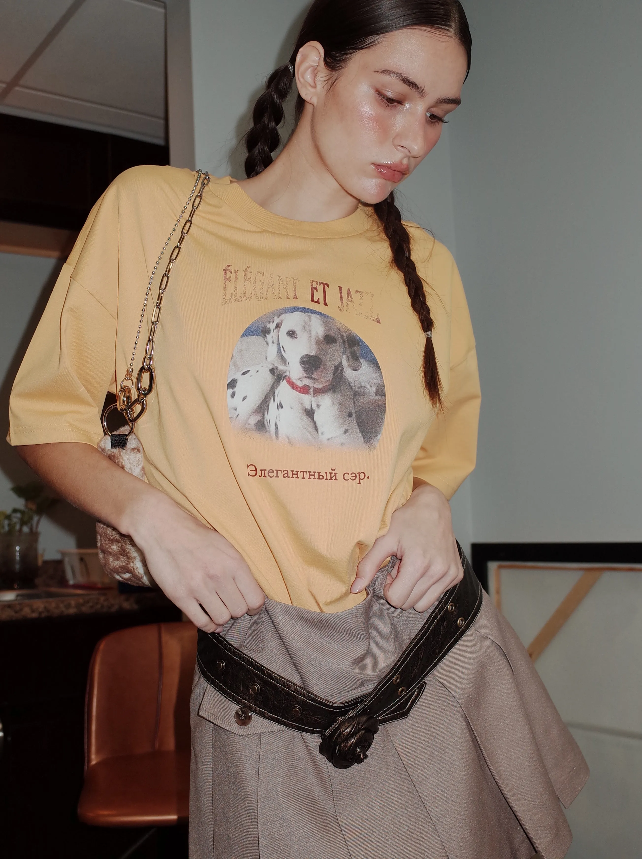 Antiqued Dalmatian Oversize T-shirt sold by PROD Bldg