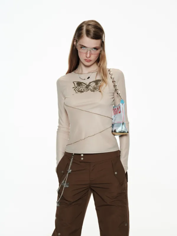 Butterfly Sheer Top sold by PROD Bldg