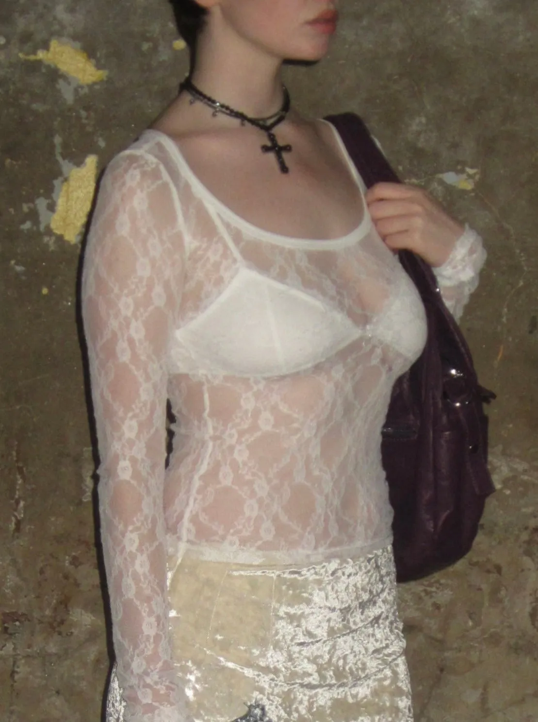 White Lace Bra sold by PROD Bldg product image thumbnail 2