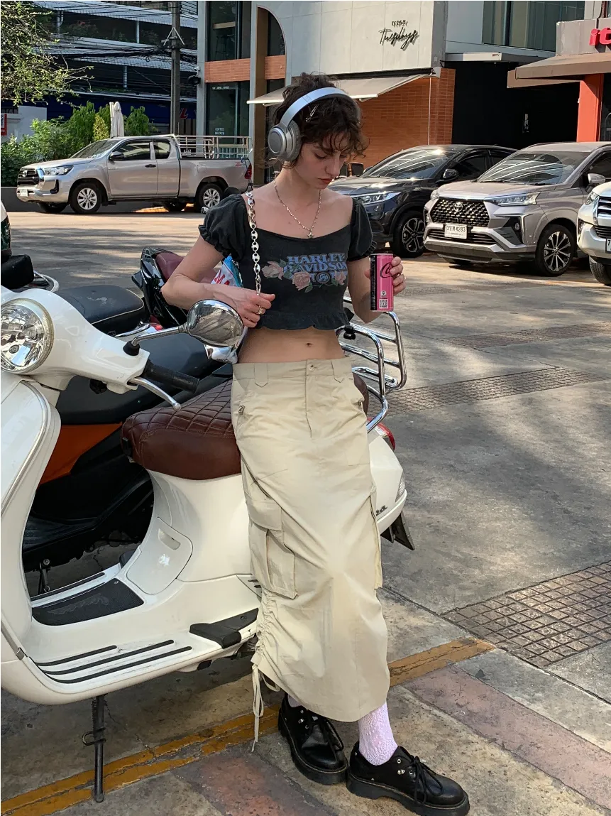 Heart Noah Cargo Skirt sold by PROD Bldg