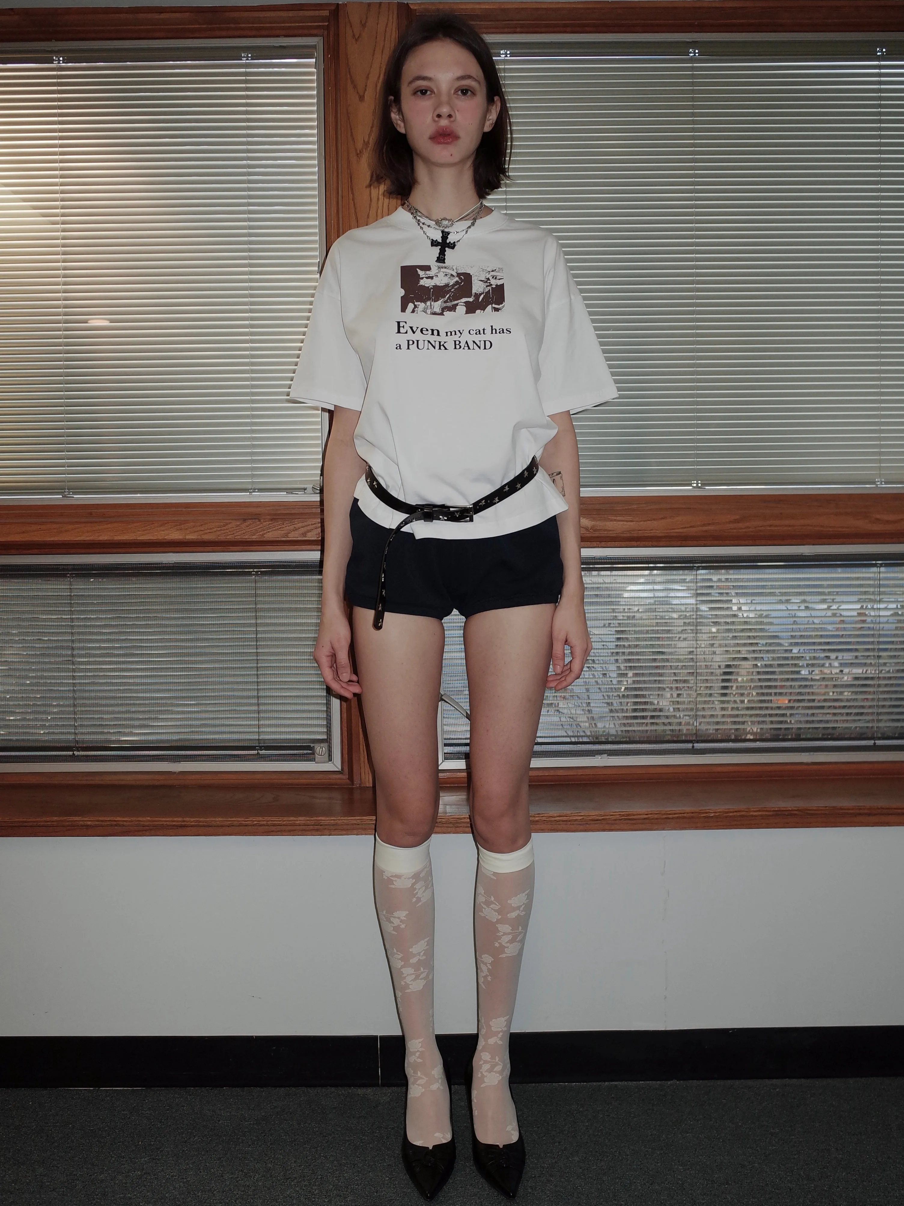 Punk Band Cat Boxy T-shirt sold by PROD Bldg product image thumbnail 2