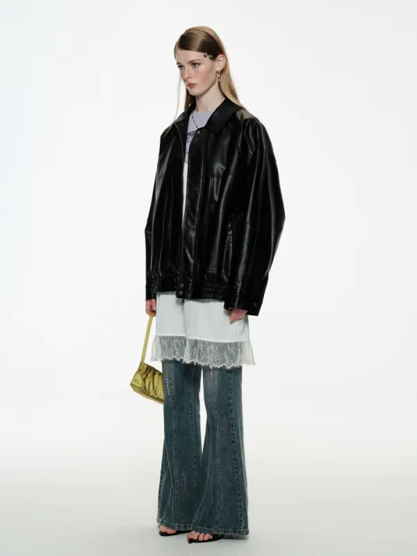 Classic Faux Leather Jacket sold by PROD Bldg