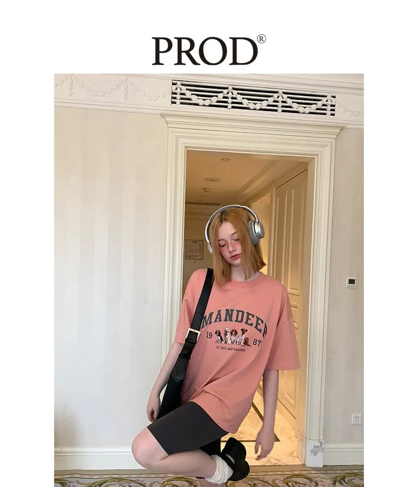 In the Back Garden Oversized Short Sleeve T-Shirt / Pink sold by PROD Bldg product image thumbnail 2
