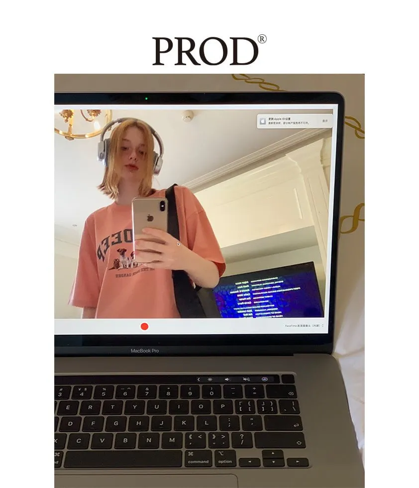 In the Back Garden Oversized Short Sleeve T-Shirt / Pink sold by PROD Bldg product image thumbnail 4