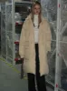 Beige Hooded Long Down Jacket sold by PROD Bldg