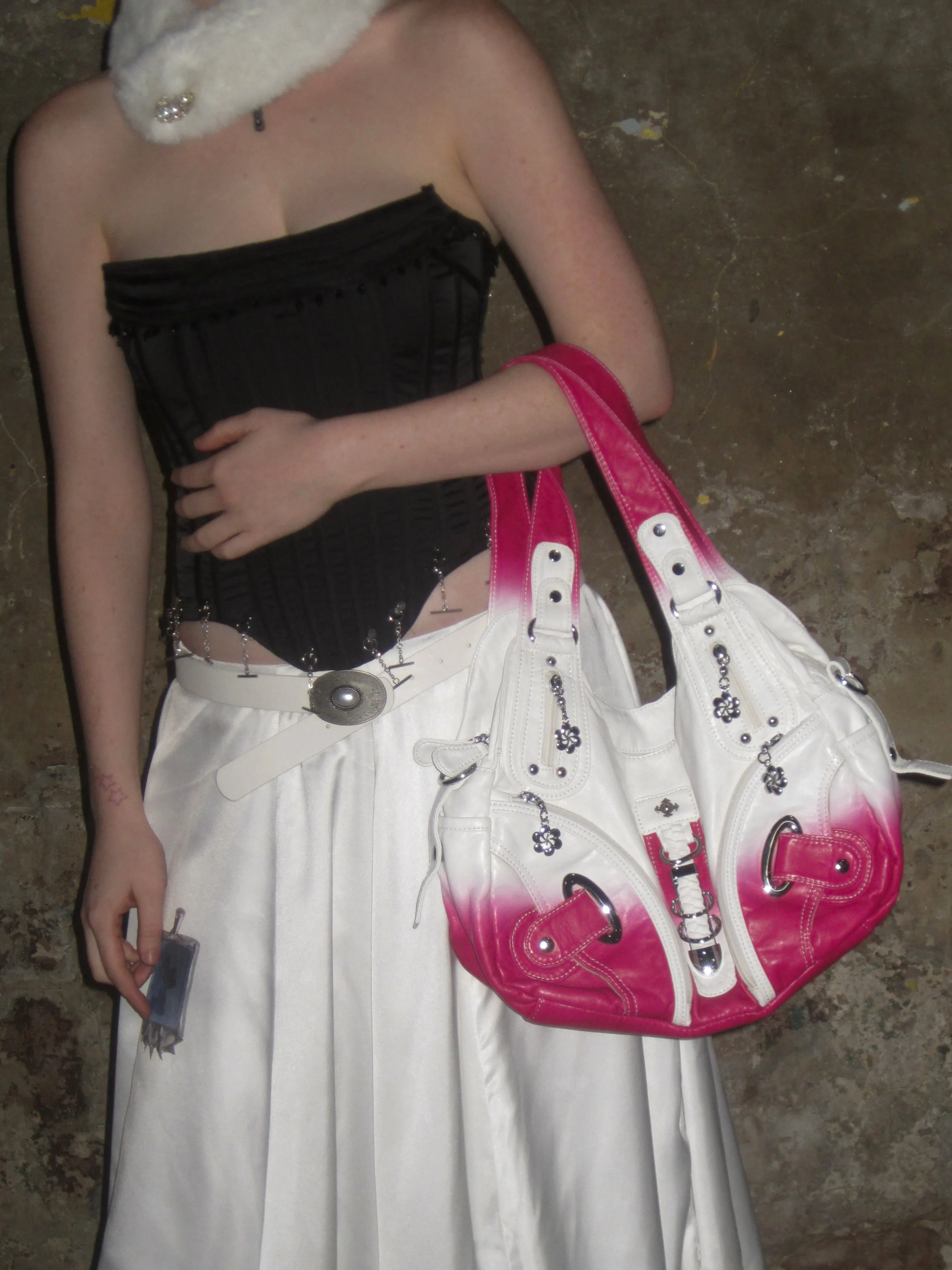 Red & White Multi-pocket Tote Bag sold by PROD Bldg product image thumbnail 3