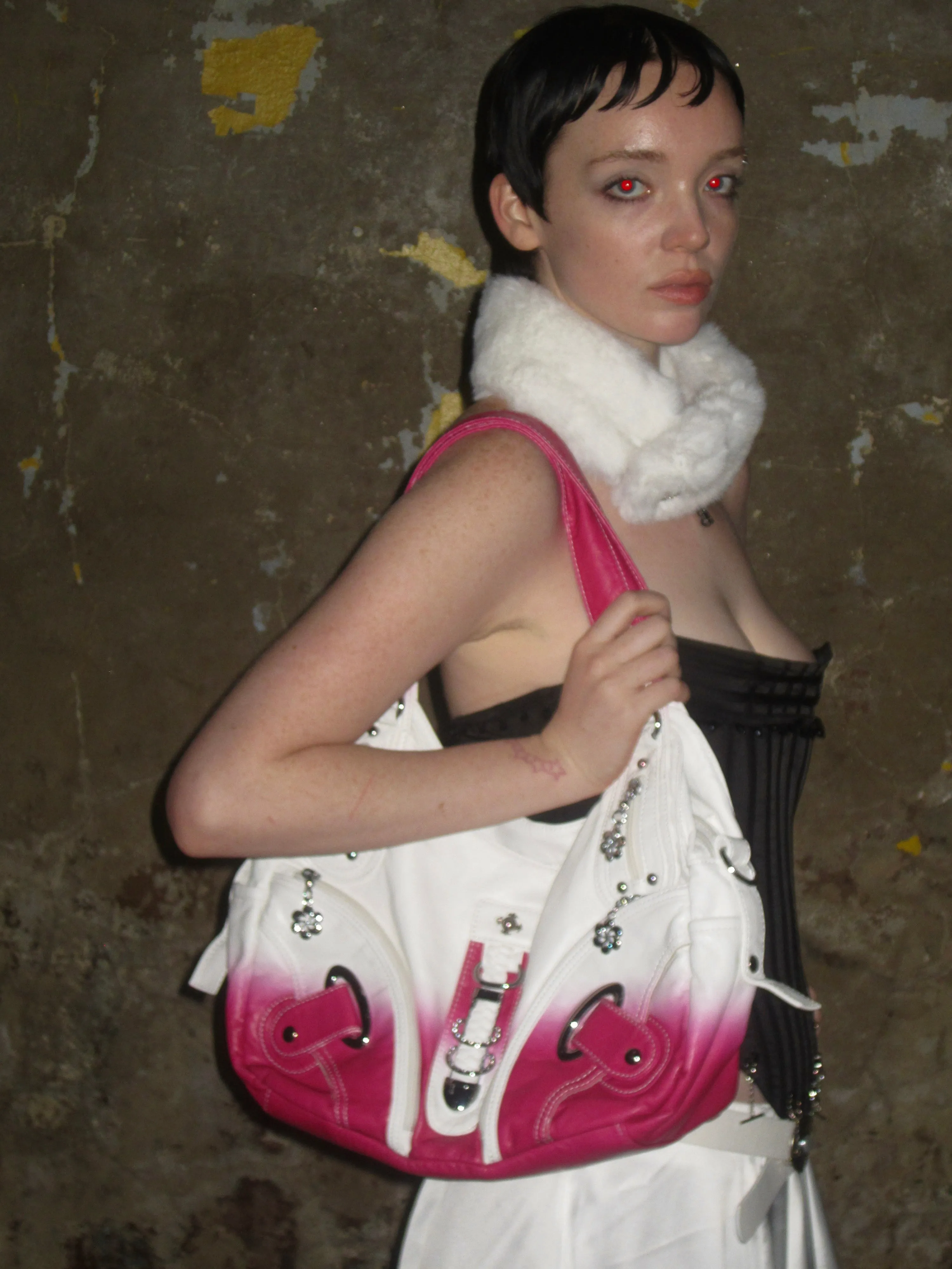Red & White Multi-pocket Tote Bag sold by PROD Bldg product image thumbnail 4