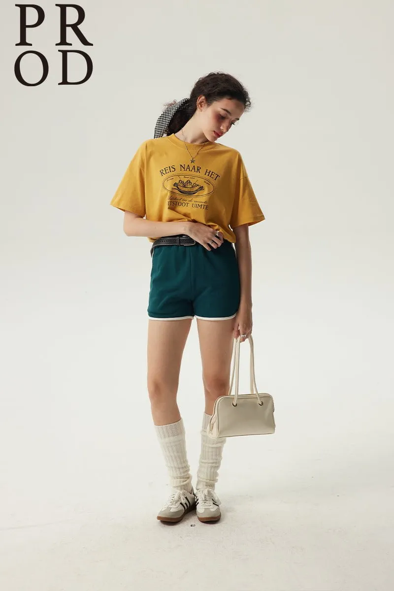 Reis Naar Boxy Short Sleeve T-Shirt / Yellow sold by PROD Bldg product image thumbnail 2