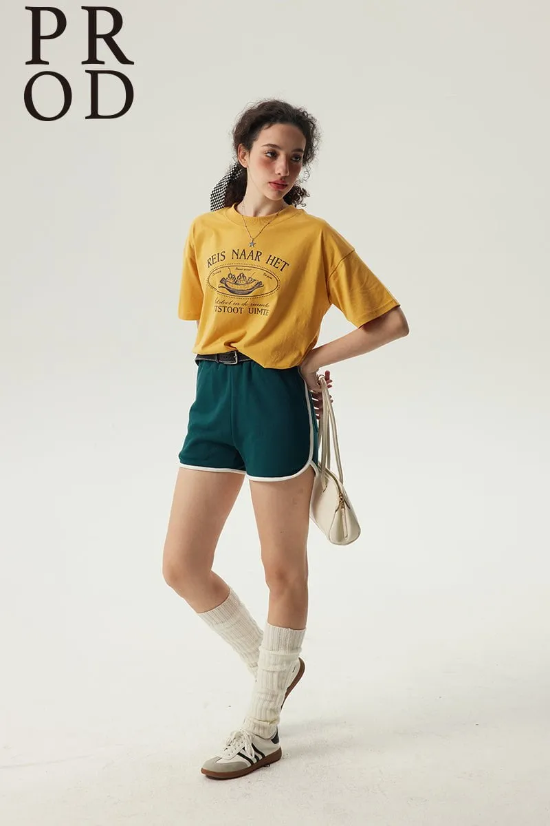 Reis Naar Boxy Short Sleeve T-Shirt / Yellow sold by PROD Bldg product image thumbnail 3