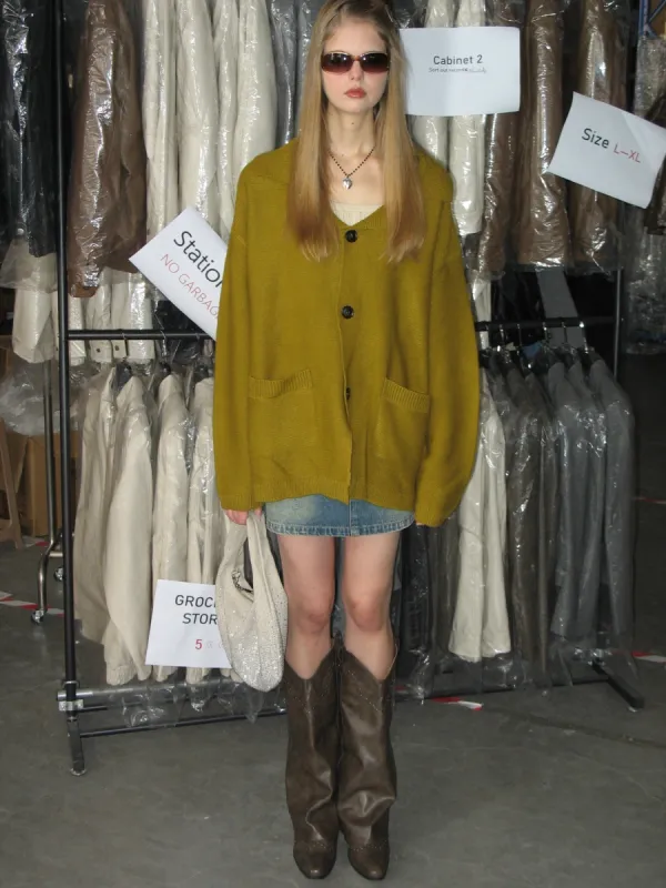 Three Button Cardigan sold by PROD Bldg