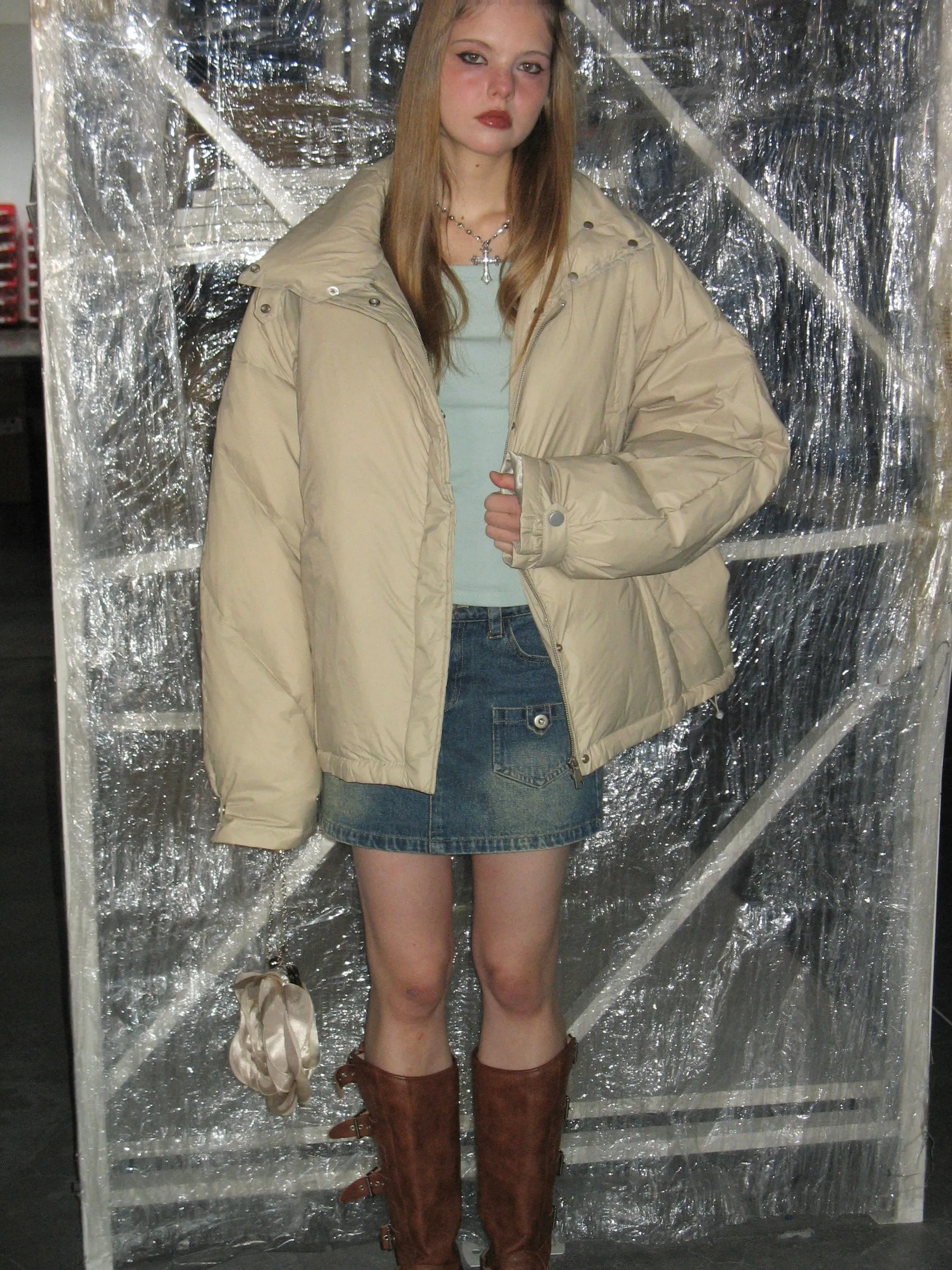 Puffer High Collar Down Jacket sold by PROD Bldg product image thumbnail 5