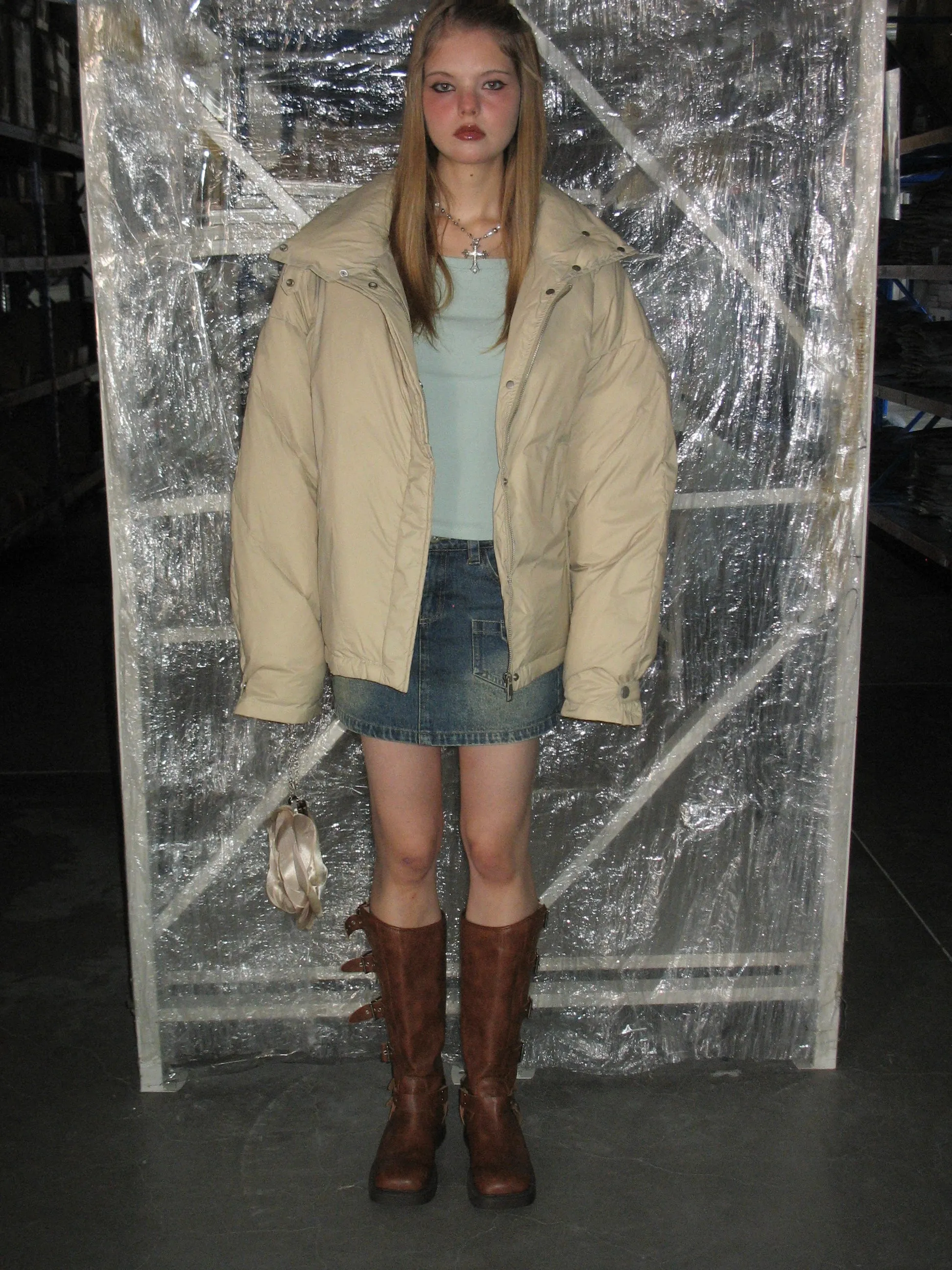 Puffer High Collar Down Jacket sold by PROD Bldg product image thumbnail 3