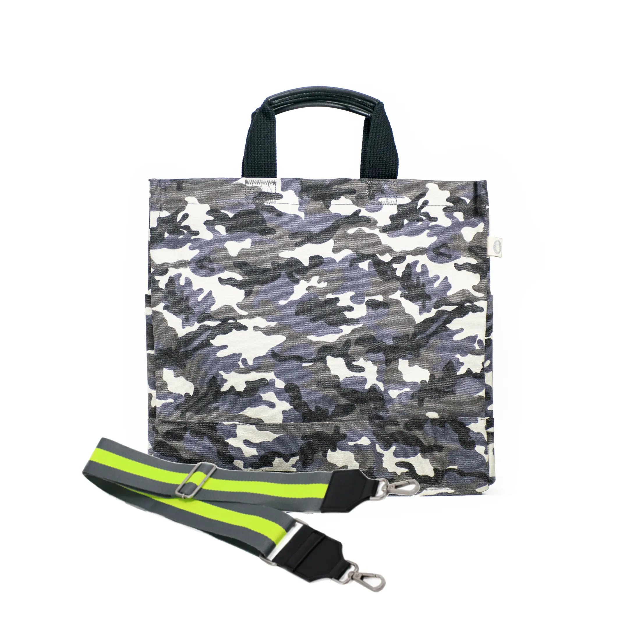 Mini Monogram Grey Camo North South Bag sold by Quilted Koala product image thumbnail 4
