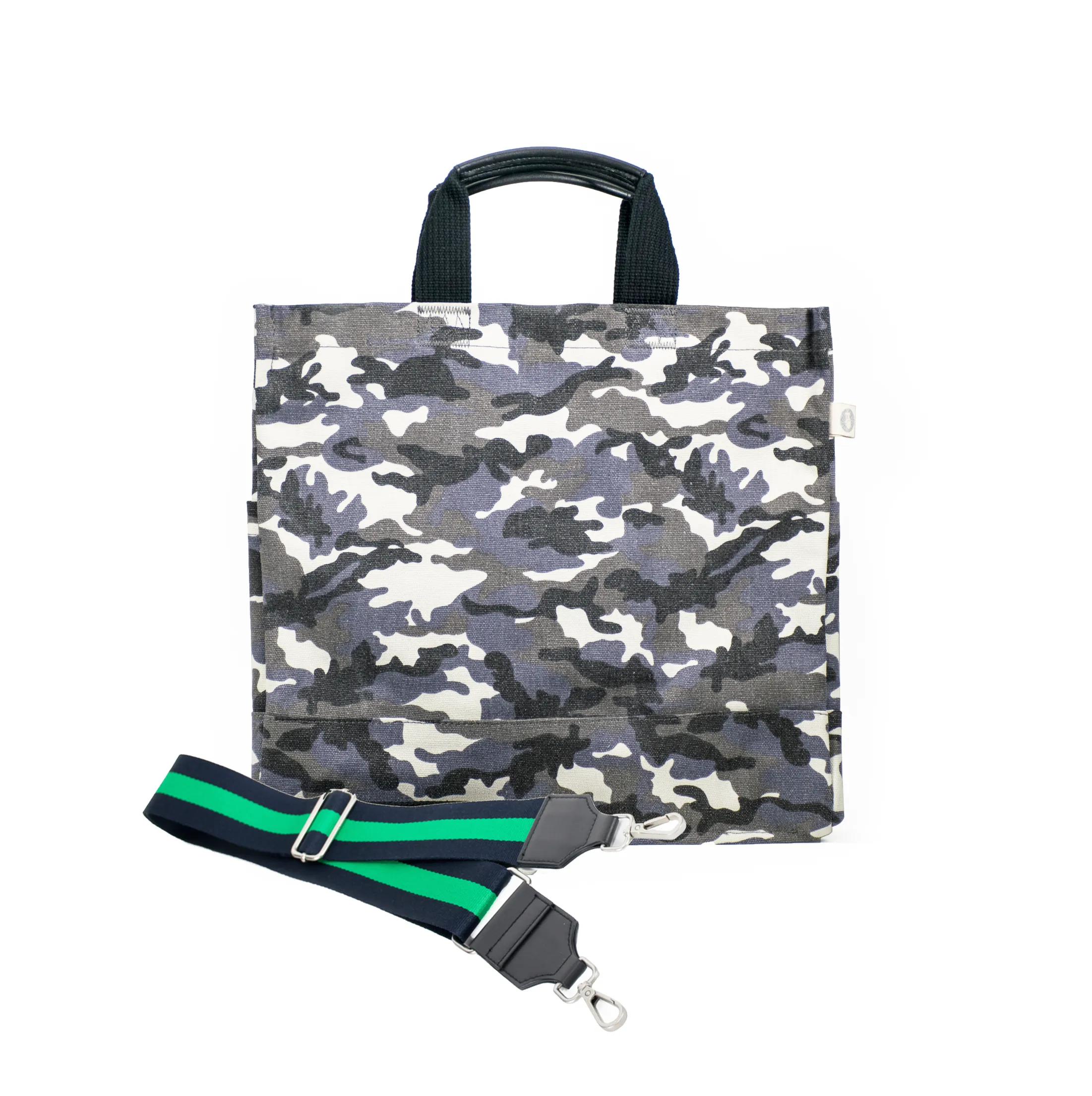 Mini Monogram Grey Camo North South Bag sold by Quilted Koala product image thumbnail 3