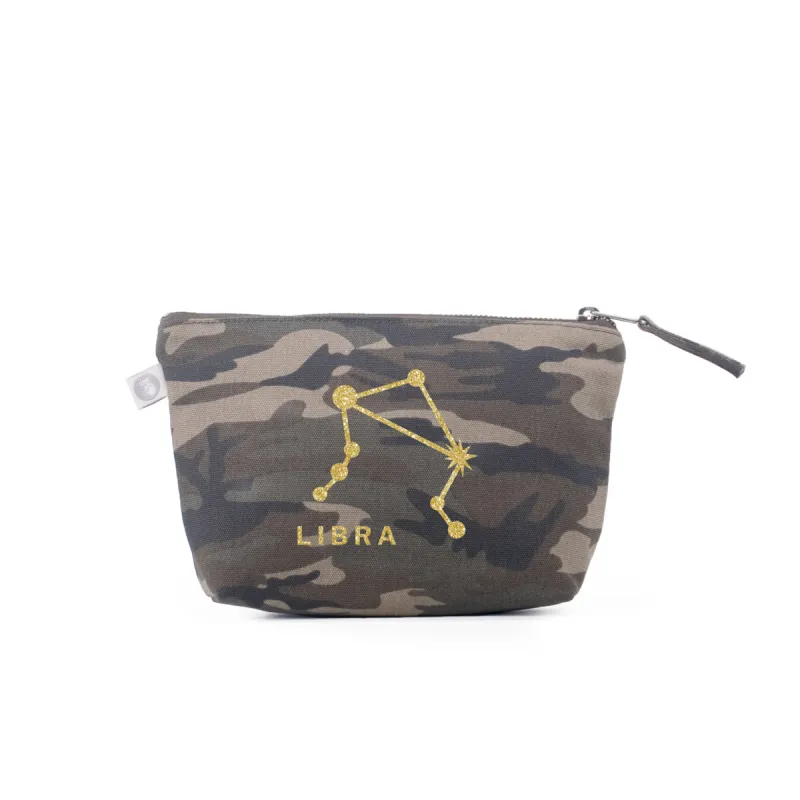Zodiac Sign: Makeup Bag  - Libra sold by Quilted Koala
