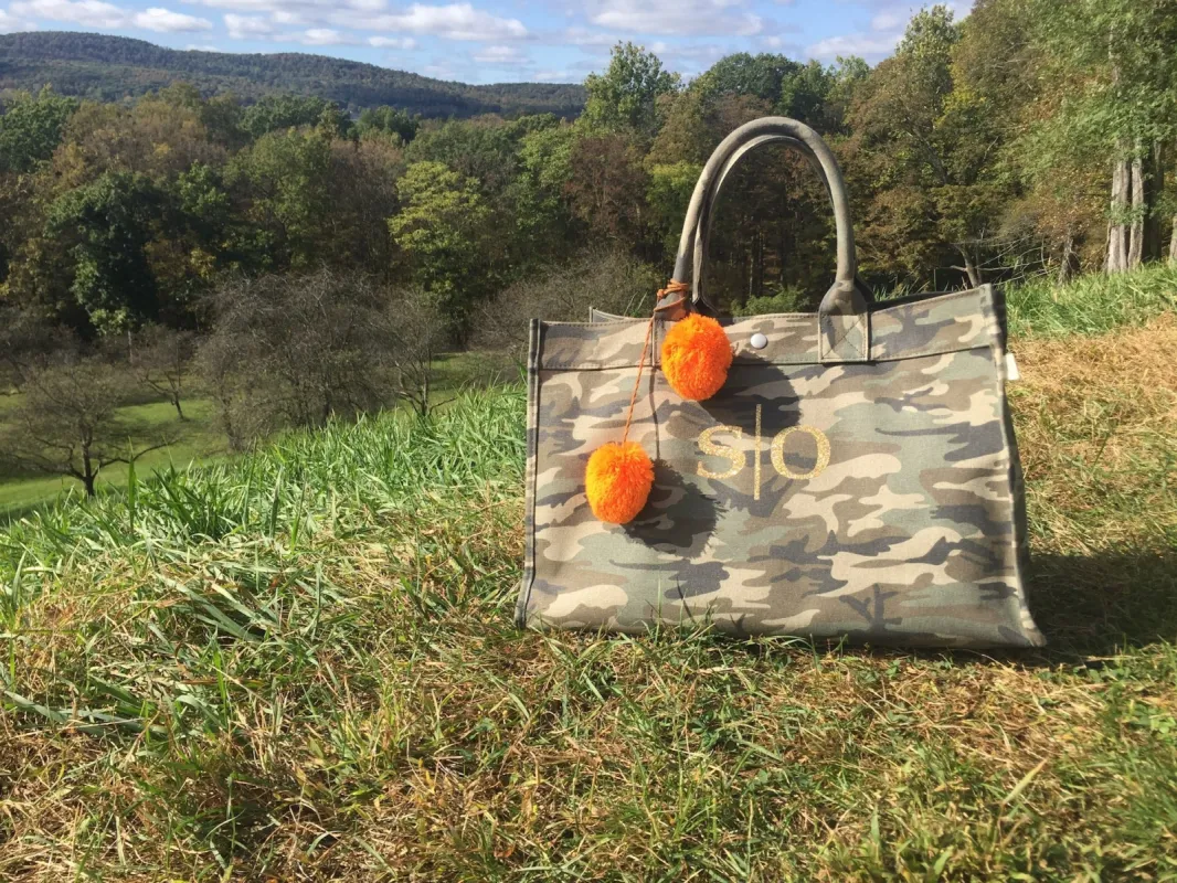 Pom Pom: Orange & Orange Just $3.50 sold by Quilted Koala