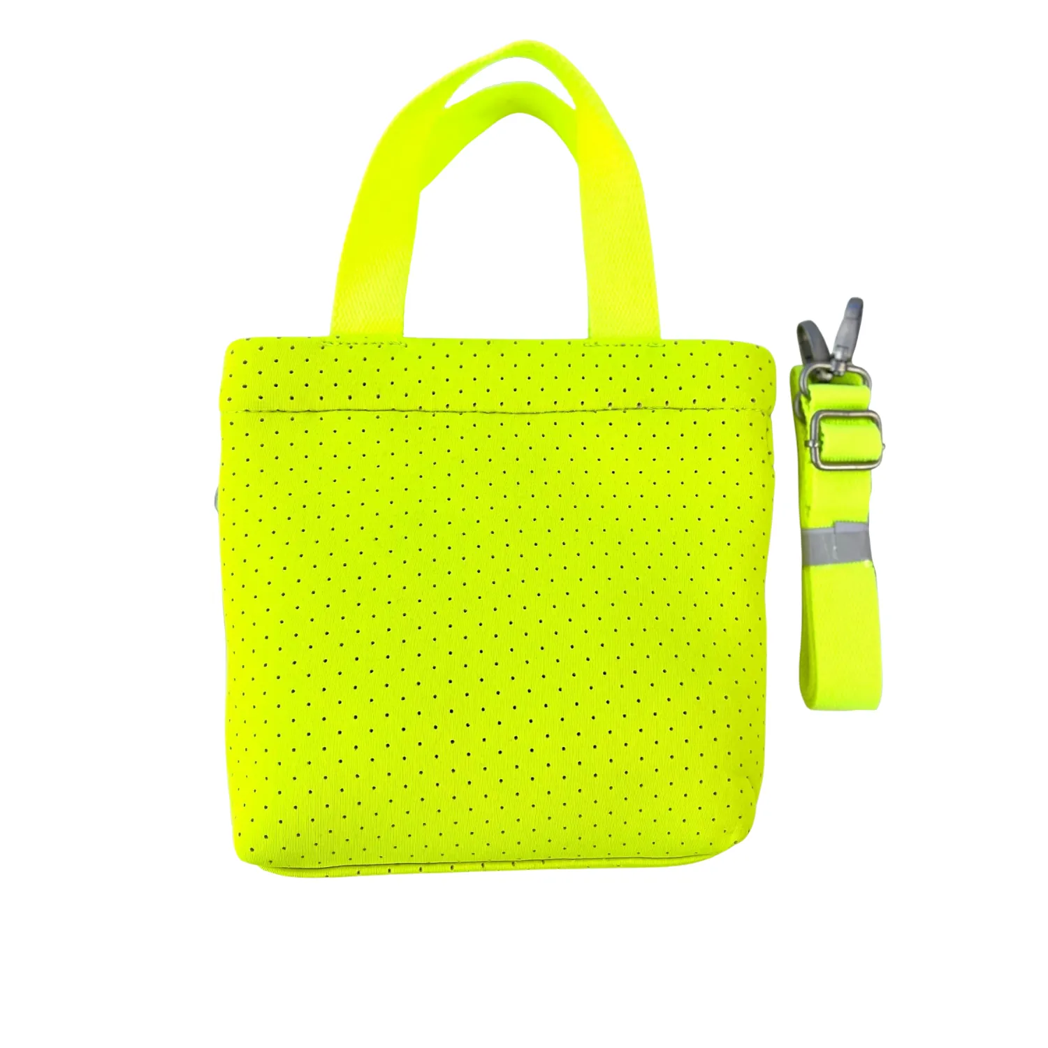 Midi Town Crossbody Bag: NEON Yellow Neoprene sold by Quilted Koala