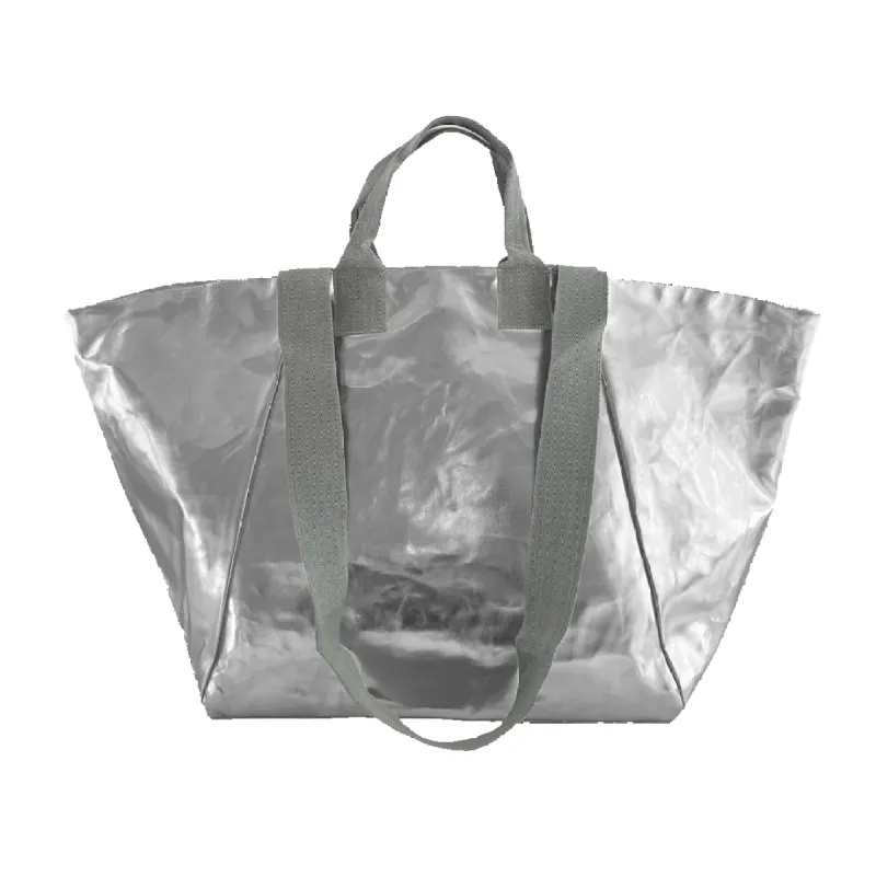Chelsea Bag - Metallic Silver sold by Quilted Koala