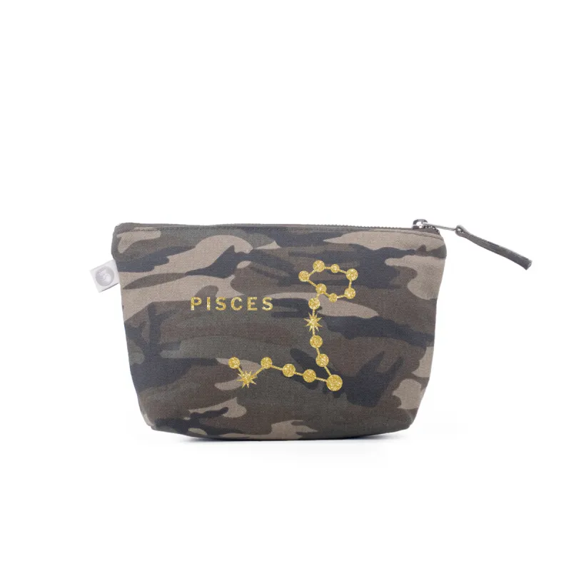 Zodiac Sign: Makeup Bag  - Pisces sold by Quilted Koala
