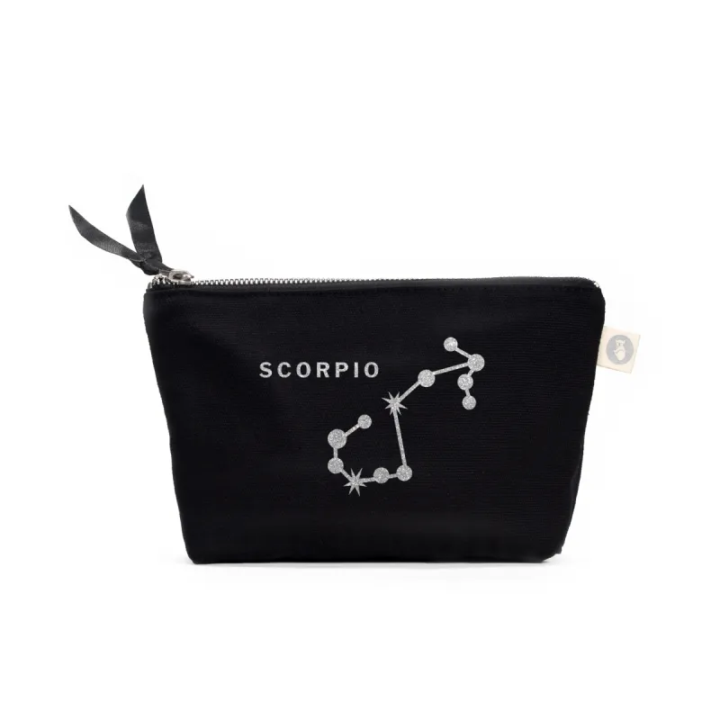 Zodiac Sign: Makeup Bag  - Scorpio sold by Quilted Koala