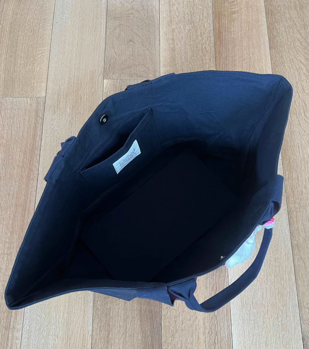 Chelsea Bag Navy LOCATION: Los Angeles sold by Quilted Koala product image thumbnail 2