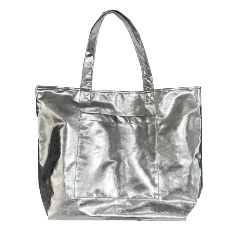Silver Metallic Everything Bag - BACK IN STOCK! sold by Quilted Koala