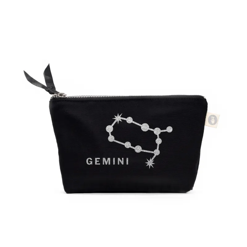 Zodiac Sign: Makeup Bag  - Gemini sold by Quilted Koala