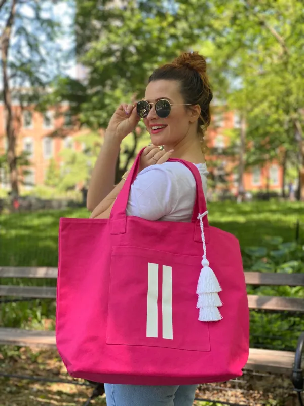 Hot Pink Everything Bag - BACK IN STOCK! sold by Quilted Koala