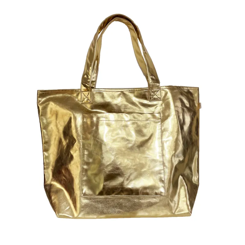 Gold Metallic Everything Bag - ALMOST GONE! sold by Quilted Koala