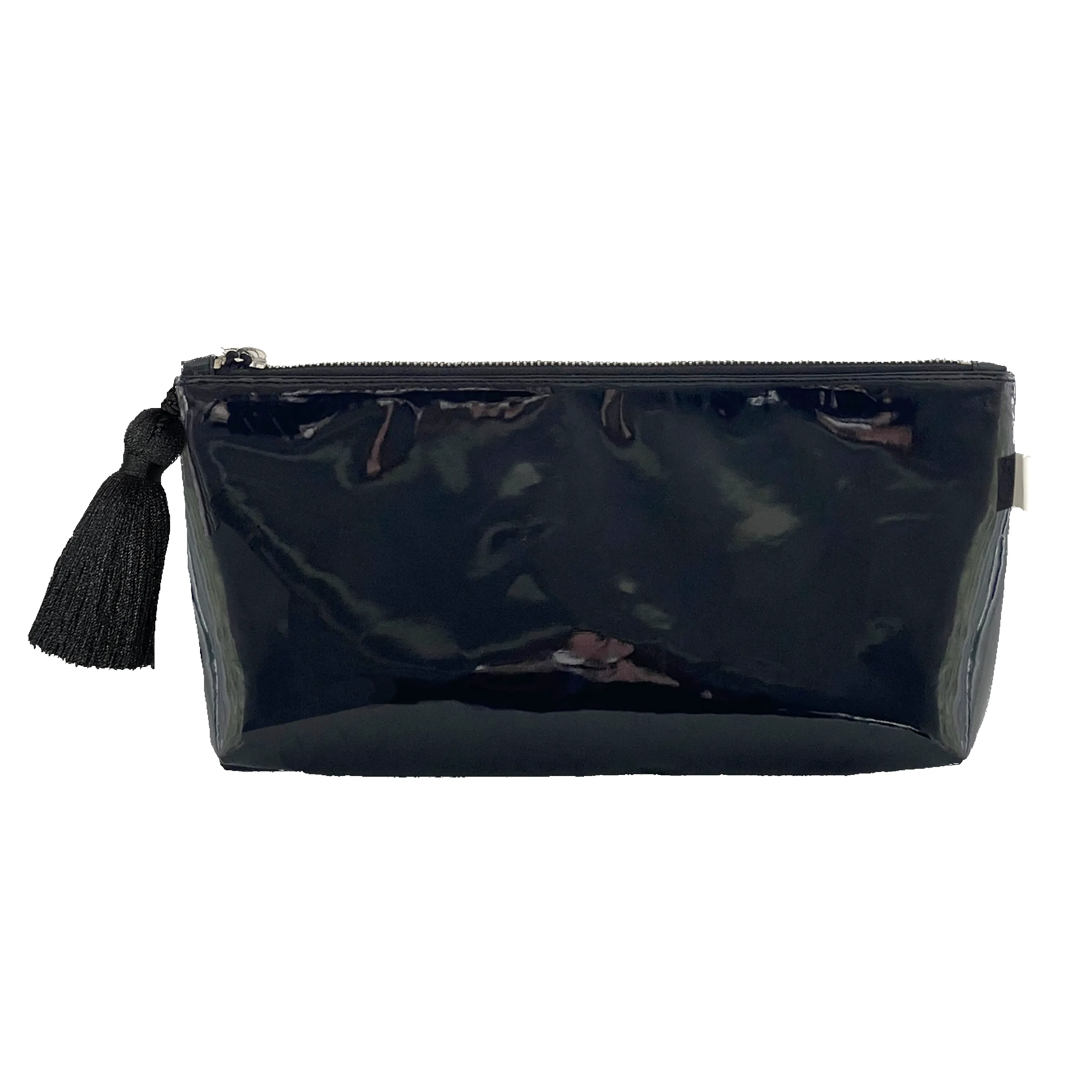 Black Metallic Hold Me Clutch sold by Quilted Koala