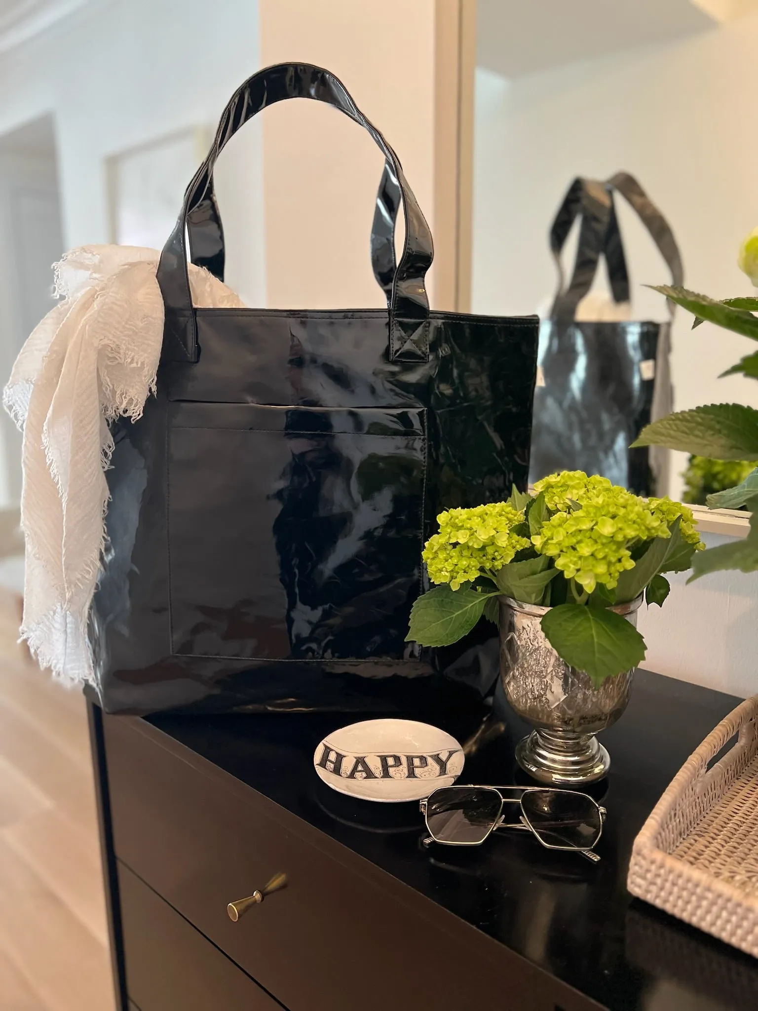 NEW! Black Metallic Everything Bag sold by Quilted Koala product image thumbnail 2