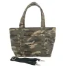 Green Camo Midi Zipper Tote + FREE Orange Tassel sold by Quilted Koala