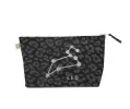 Zodiac Black Leopard Large Makeup Bag  - Leo sold by Quilted Koala