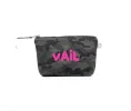 SKI  - Stowe or your Favorite Ski Location Makeup Bag sold by Quilted Koala