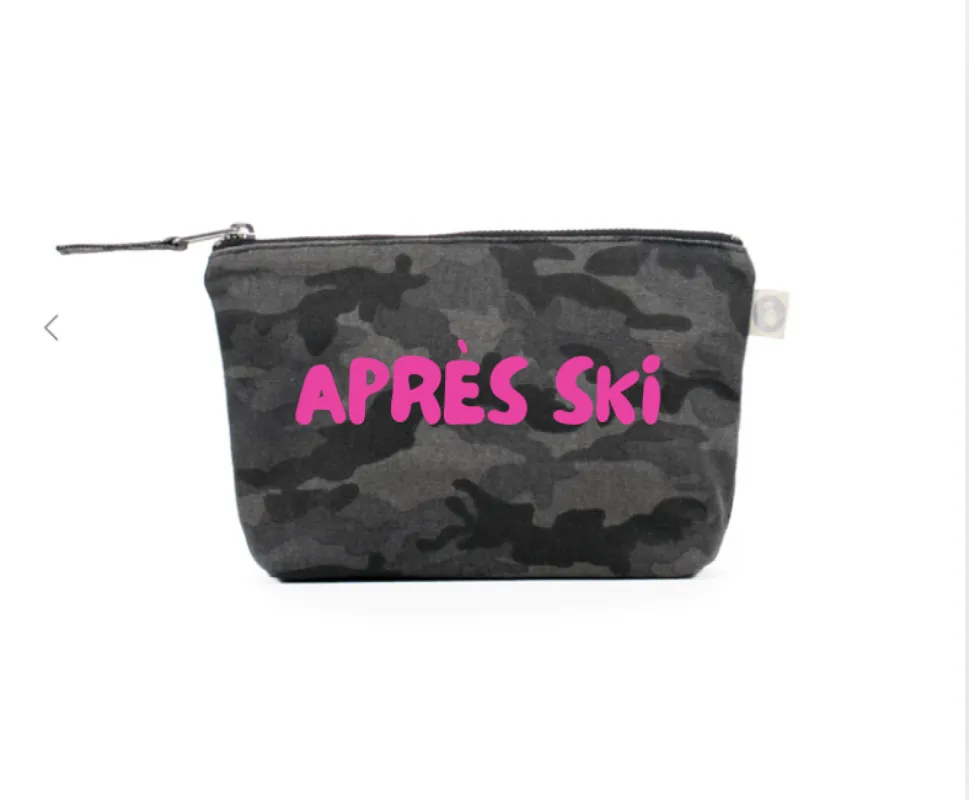 APRES SKI  Makeup Bag sold by Quilted Koala