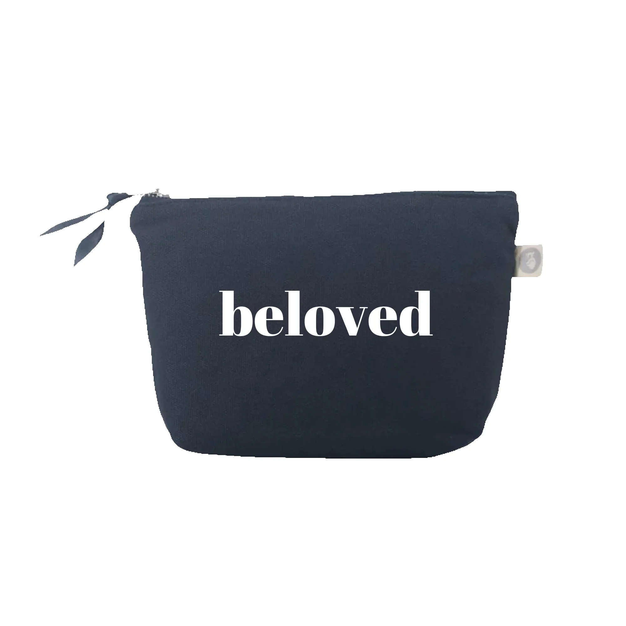 BELOVED Navy Makeup Bag - NEW! sold by Quilted Koala