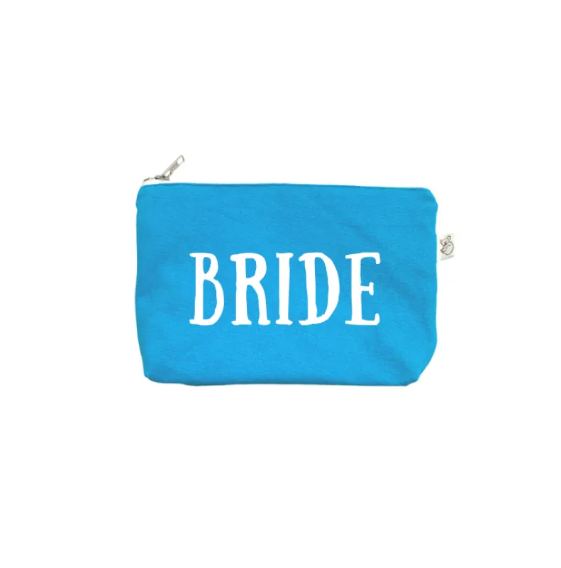BRIDE Makeup Bag: Aqua -  NEW sold by Quilted Koala