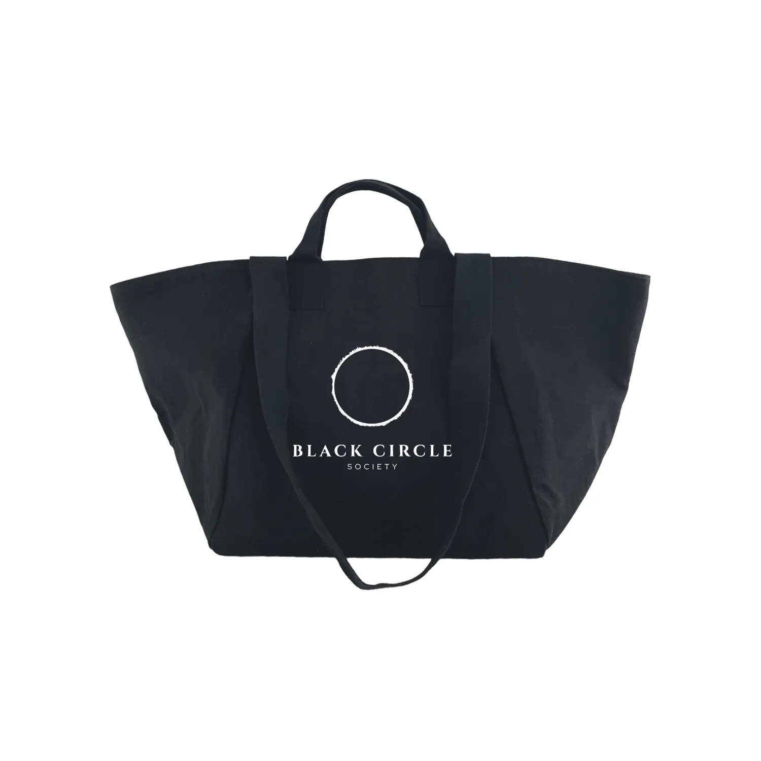 Black Chelsea Bag with White Matte BCS Logo sold by Quilted Koala