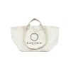 Natural Chelsea Bag with Black Matte BCS Logo sold by Quilted Koala