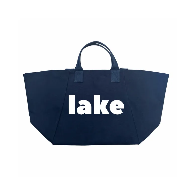 Navy Chelsea Bag with White Matte LAKE sold by Quilted Koala