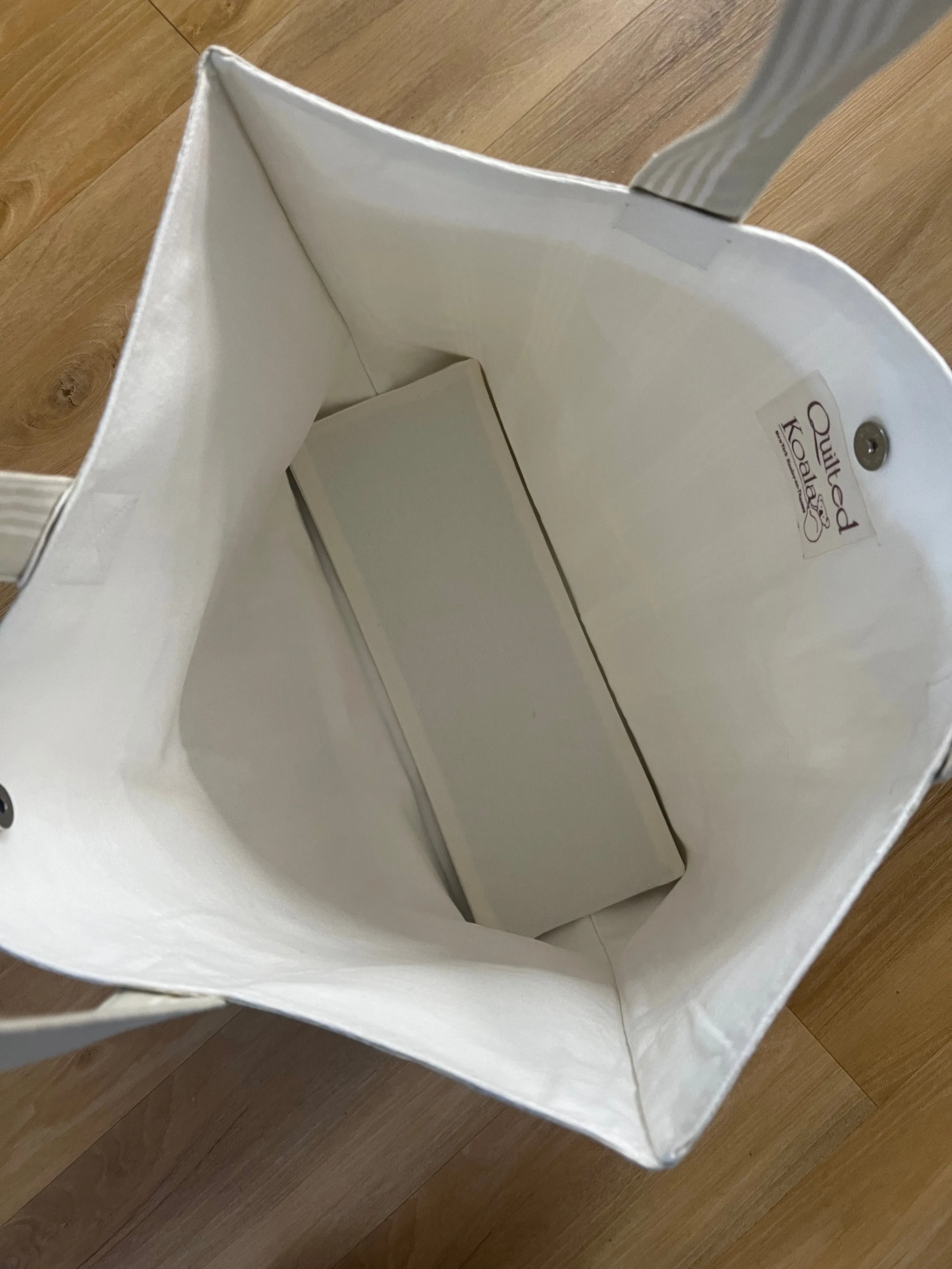 Natural Chelsea Bag with SOLEIL in Capri Blue sold by Quilted Koala product image thumbnail 2