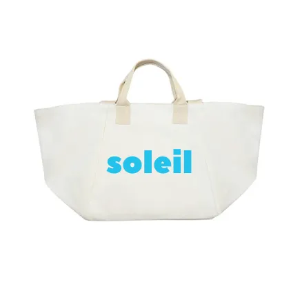 Natural Chelsea Bag with SOLEIL in Capri Blue sold by Quilted Koala