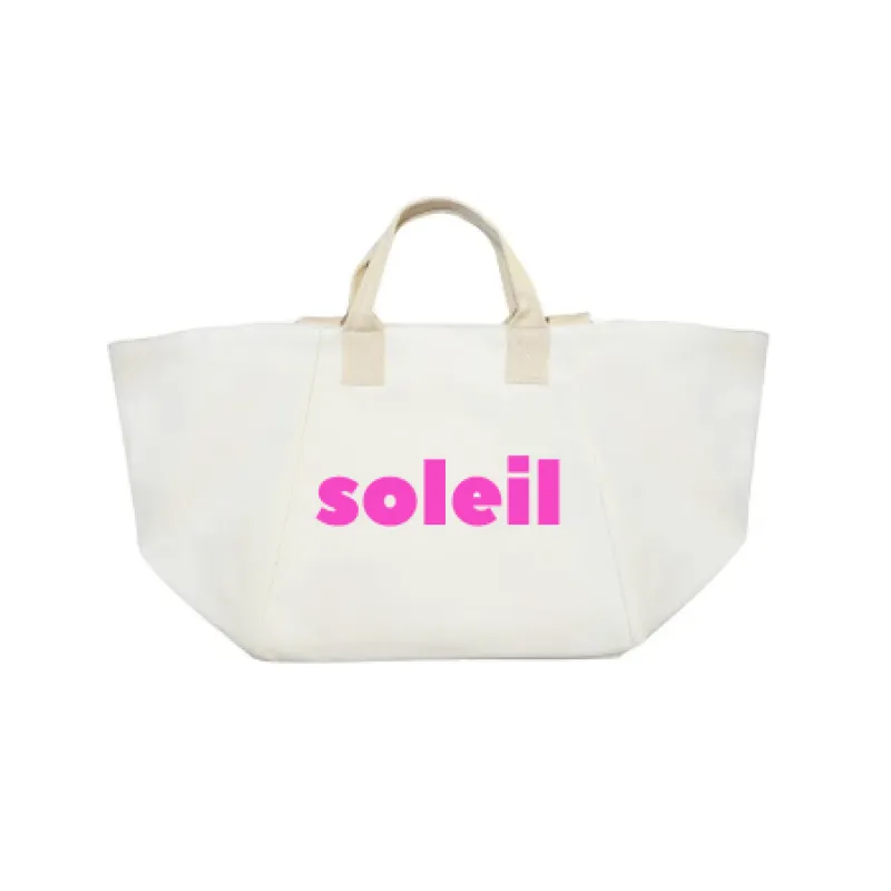 Natural Chelsea Bag with SOLEIL in Hot Pink sold by Quilted Koala