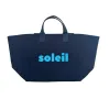 Navy Chelsea Bag with SOLEIL in Capri Blue sold by Quilted Koala