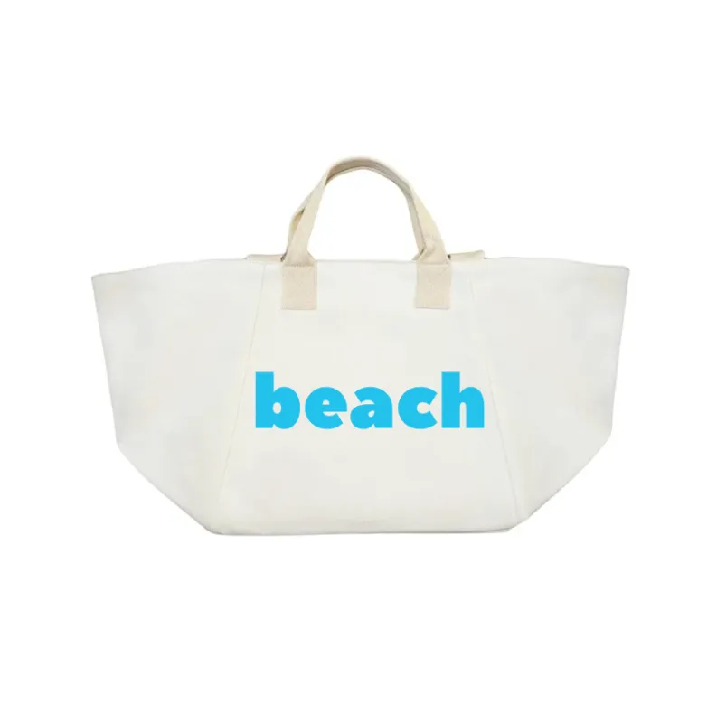 BEACH Bag - Capri Blue sold by Quilted Koala