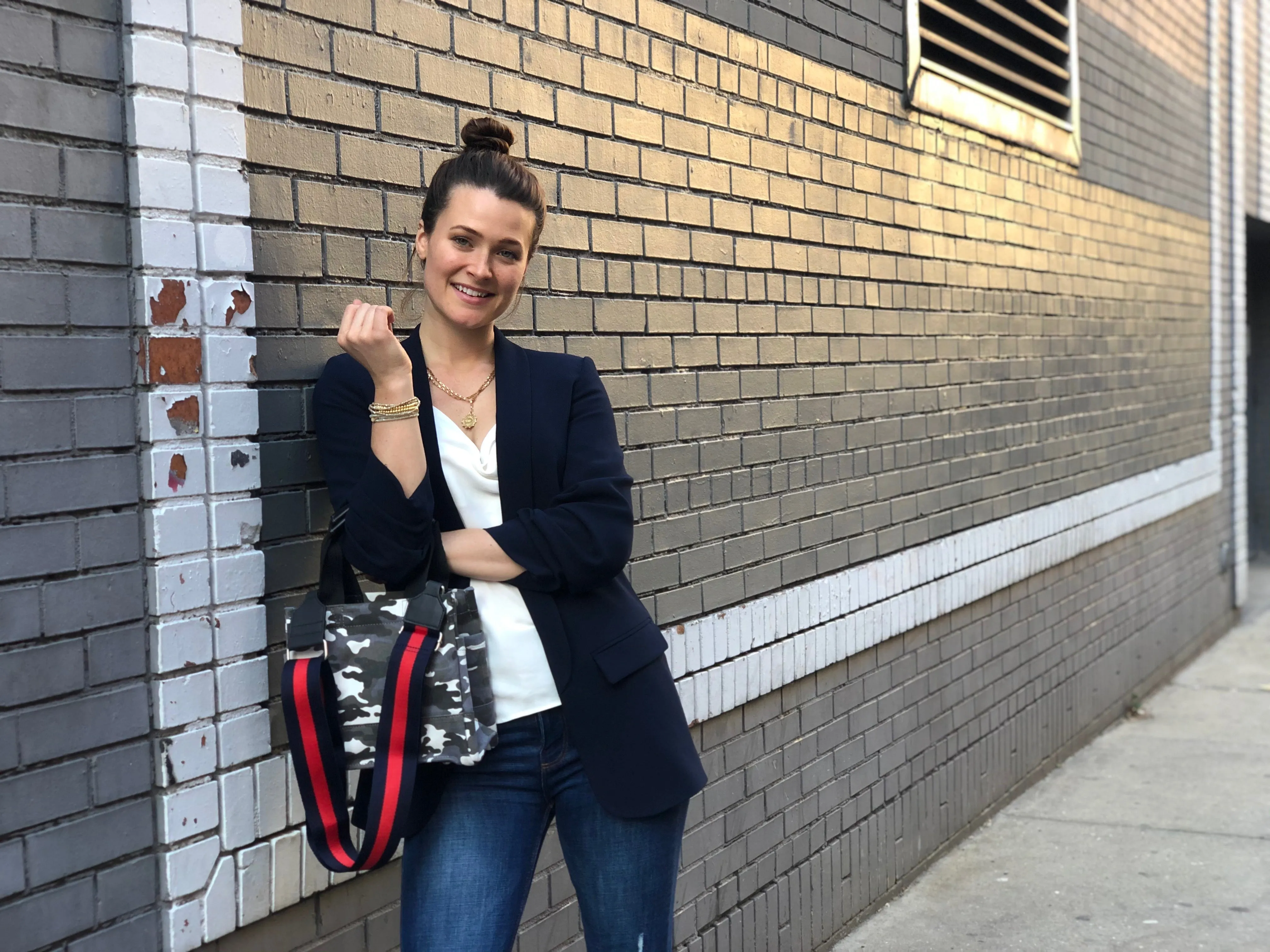 Koala Basics: Mini Luxe North South - Grey Camo sold by Quilted Koala product image thumbnail 3