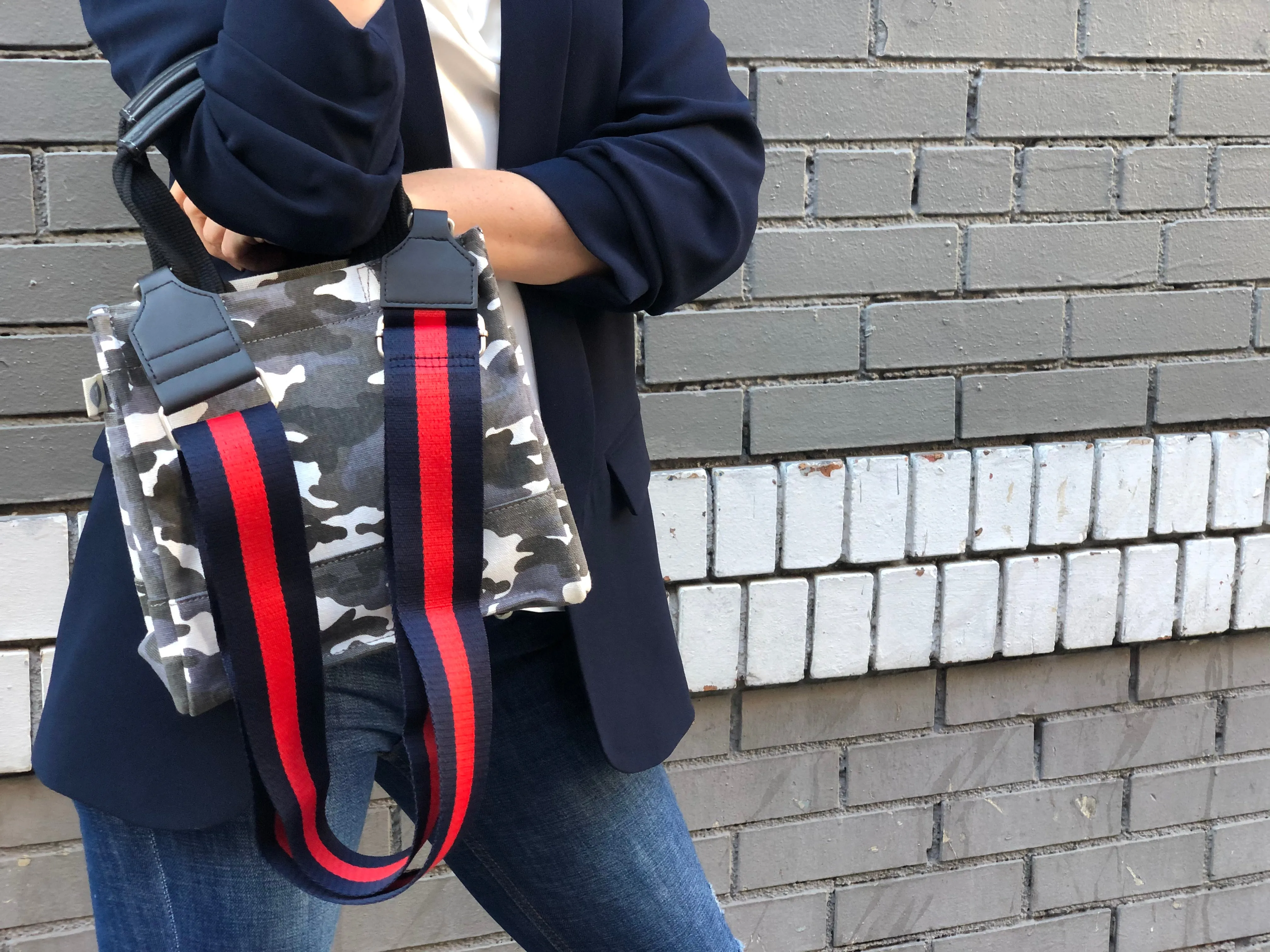 Koala Basics: Mini Luxe North South - Grey Camo sold by Quilted Koala product image thumbnail 2