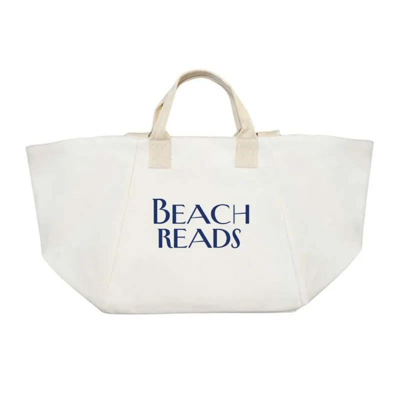 BEACH READS Natural Chelsea Bag - NEW sold by Quilted Koala
