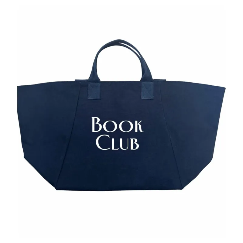 BOOK CLUB  Navy Chelsea Bag - NEW sold by Quilted Koala